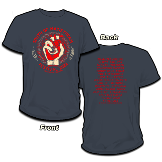 T-Shirt: South Of Mainstream 2022 - steel grey